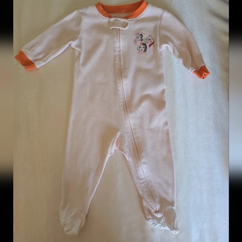 Disney Amazon Essentials Princess Footed Pajamas 6M